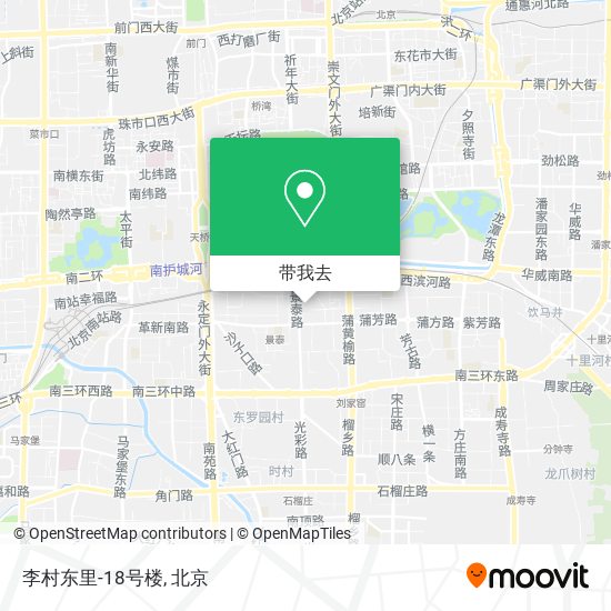 李村东里-18号楼地图