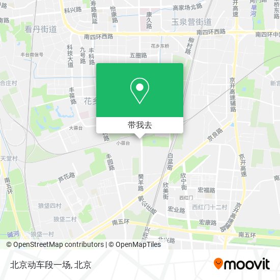 北京动车段一场地图