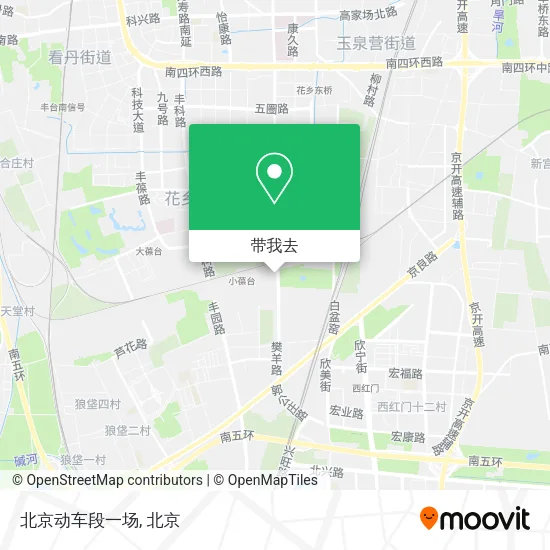 北京动车段一场地图