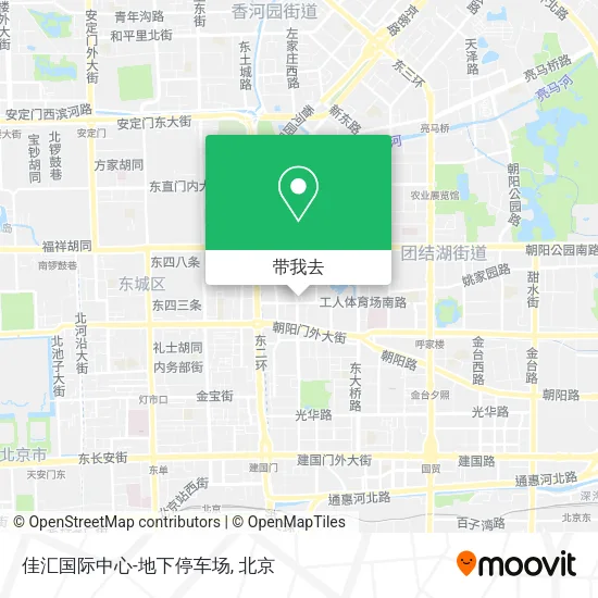 佳汇国际中心-地下停车场地图