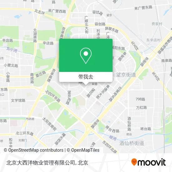 北京大西洋物业管理有限公司地图