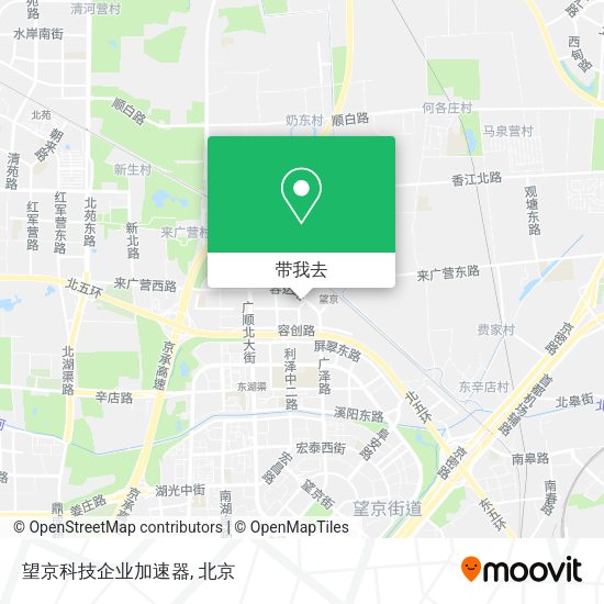 望京科技企业加速器地图