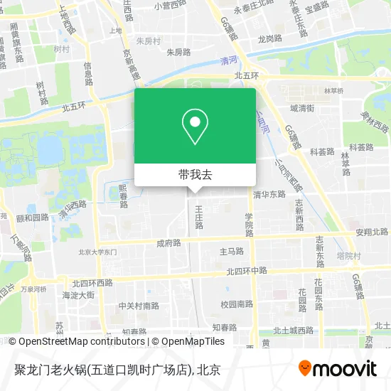 聚龙门老火锅(五道口凯时广场店)地图
