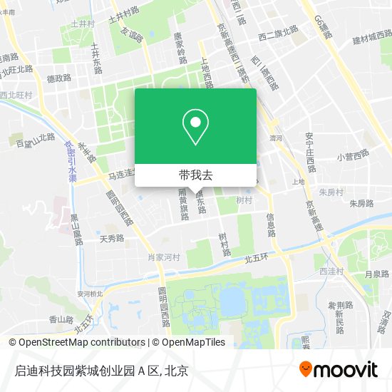 启迪科技园紫城创业园Ａ区地图