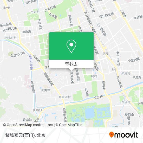 紫城嘉园(西门)地图