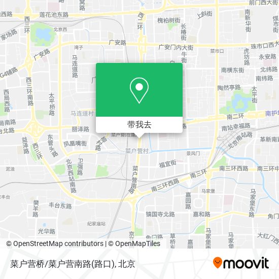 菜户营桥/菜户营南路(路口)地图