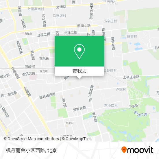 枫丹丽舍小区西路地图
