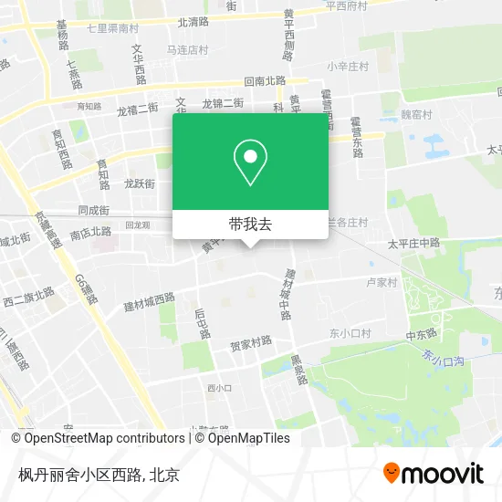 枫丹丽舍小区西路地图