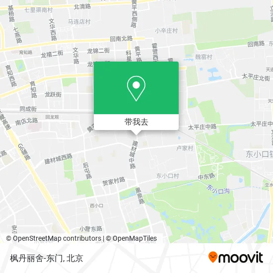 枫丹丽舍-东门地图