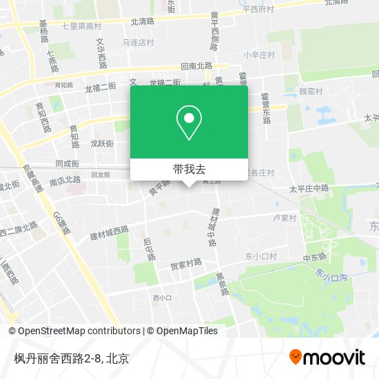 枫丹丽舍西路2-8地图