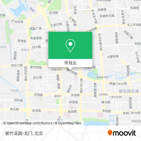 紫竹花园-北门地图