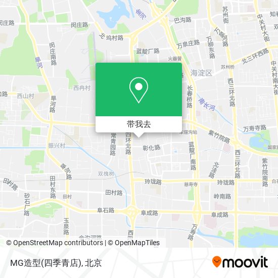 MG造型(四季青店)地图