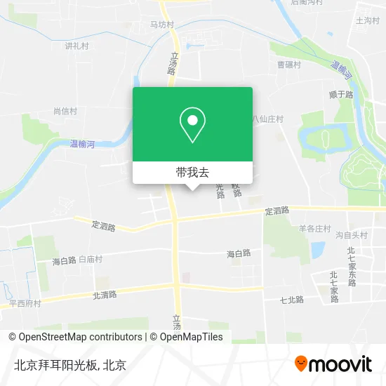 北京拜耳阳光板地图