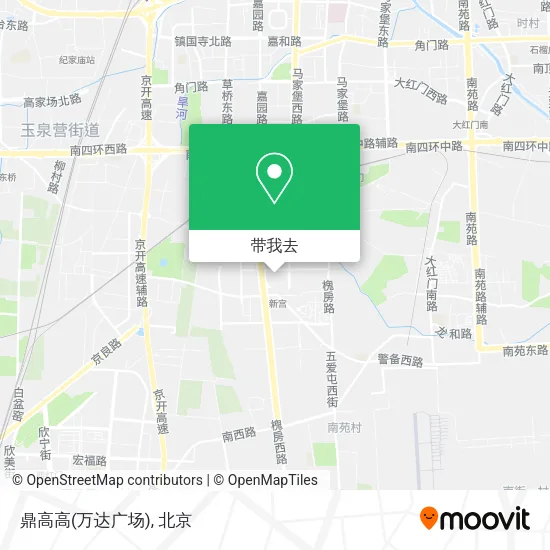 鼎高高(万达广场)地图