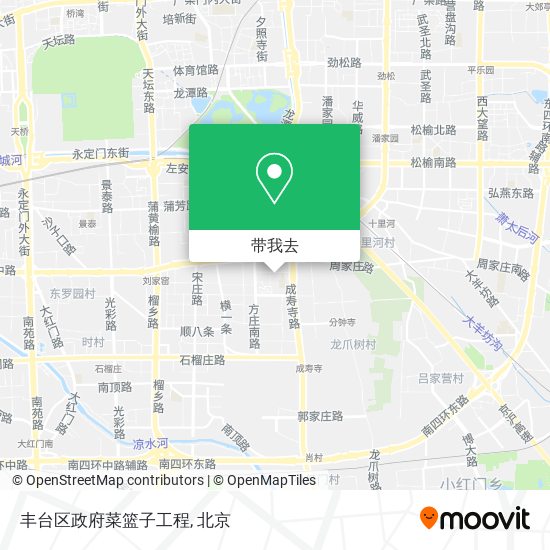 丰台区政府菜篮子工程地图
