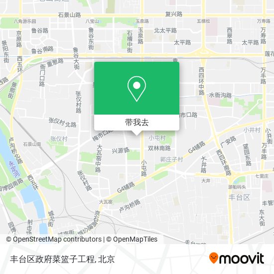 丰台区政府菜篮子工程地图