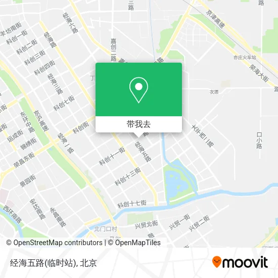 经海五路(临时站)地图