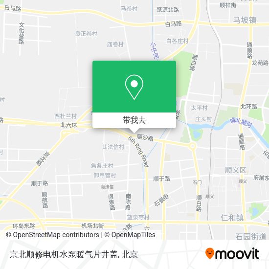 京北顺修电机水泵暖气片井盖地图