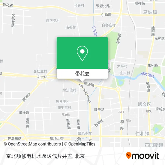 京北顺修电机水泵暖气片井盖地图