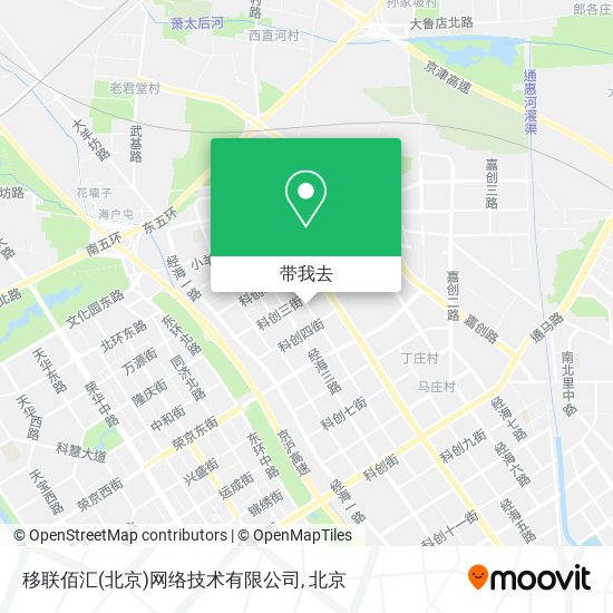 移联佰汇(北京)网络技术有限公司地图
