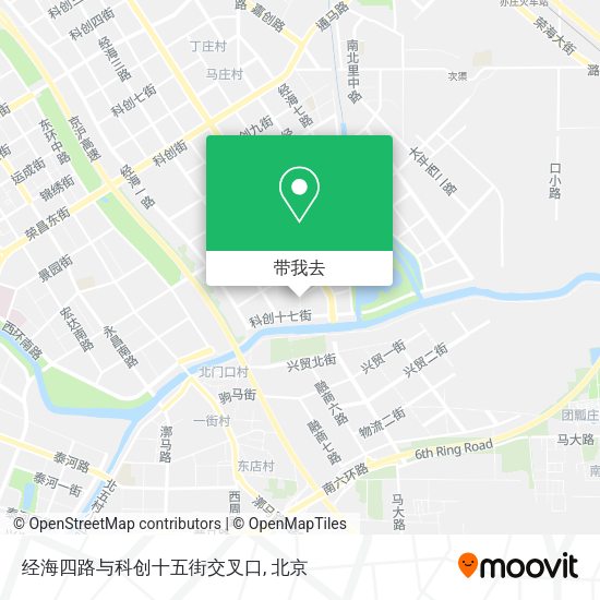 经海四路与科创十五街交叉口地图