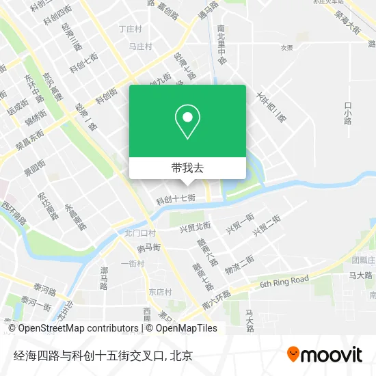 经海四路与科创十五街交叉口地图
