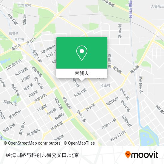 经海四路与科创六街交叉口地图