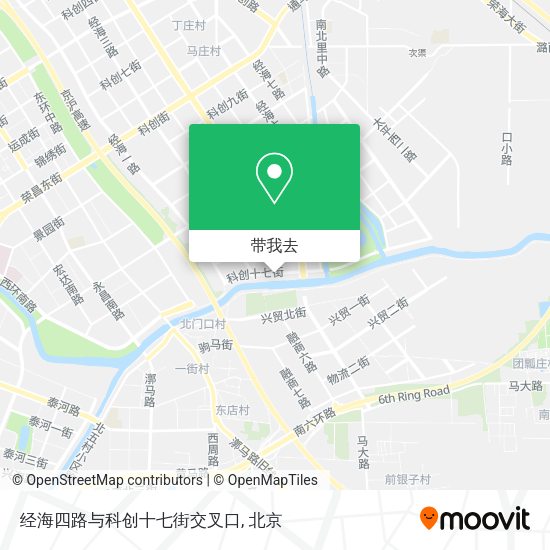 经海四路与科创十七街交叉口地图