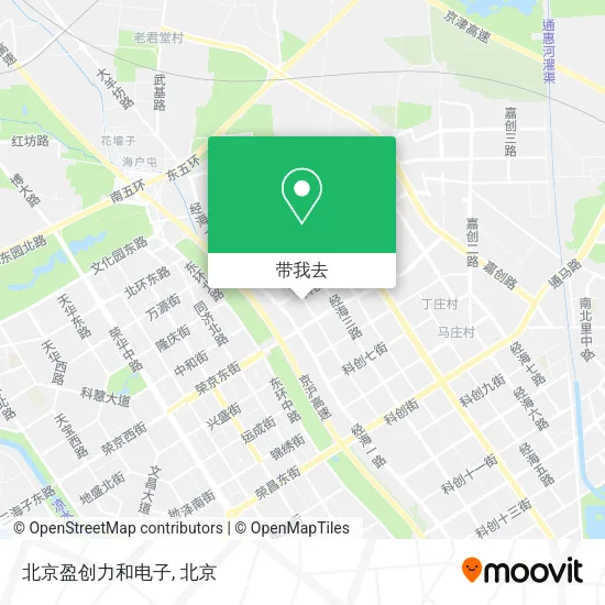 北京盈创力和电子地图