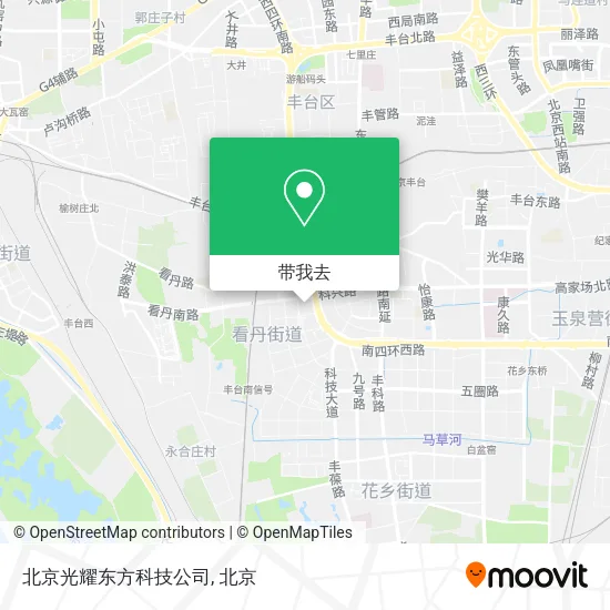 北京光耀东方科技公司地图