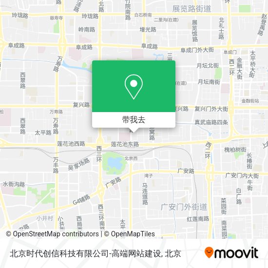 北京时代创信科技有限公司-高端网站建设地图