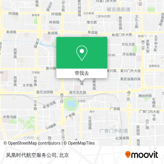 凤凰时代航空服务公司地图