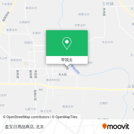 盈宝日用品商店地图