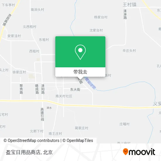 盈宝日用品商店地图