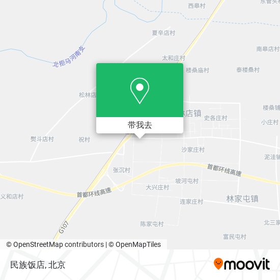 民族饭店地图