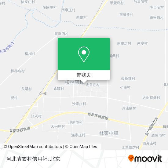 河北省农村信用社地图