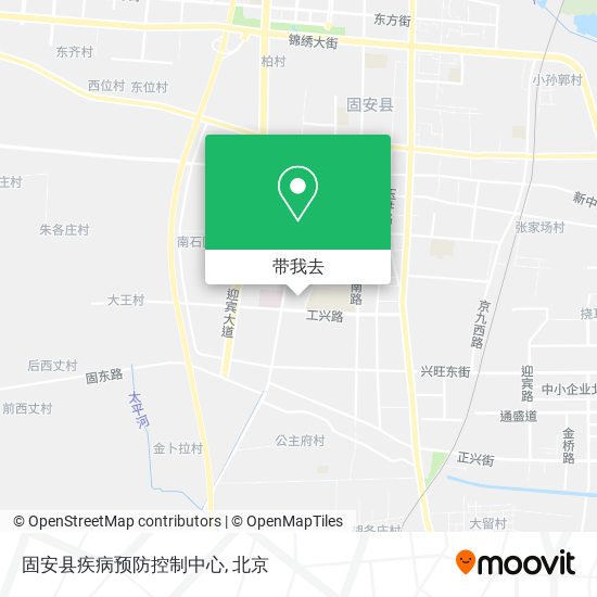固安县疾病预防控制中心地图
