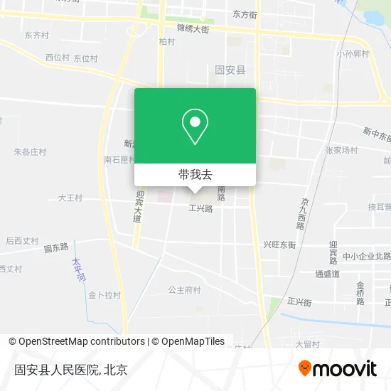 固安县人民医院地图