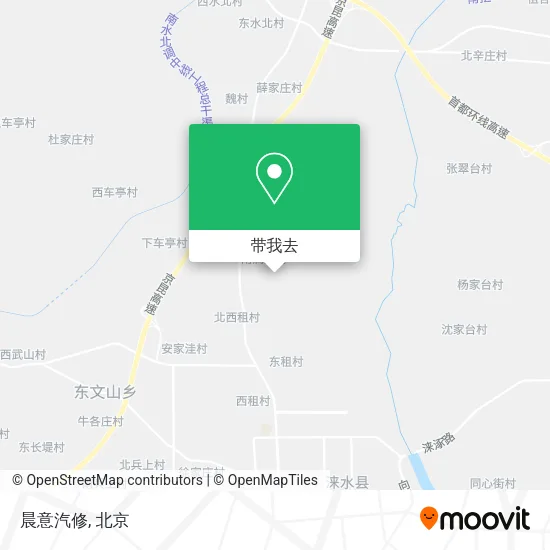 晨意汽修地图