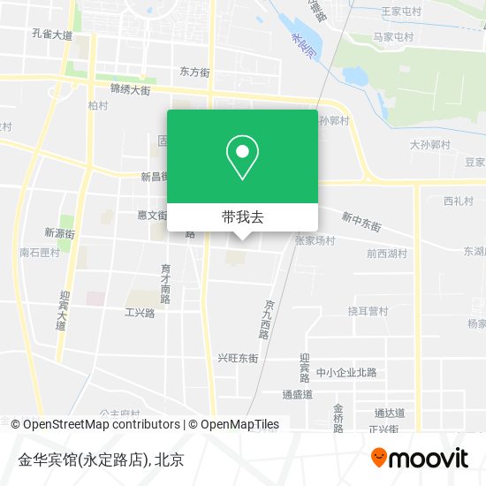 金华宾馆(永定路店)地图