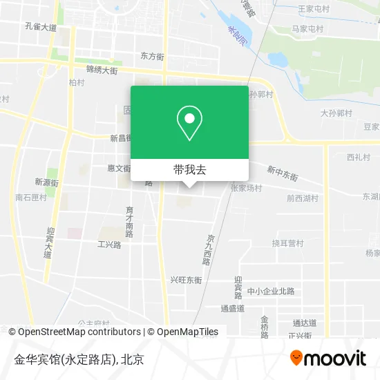 金华宾馆(永定路店)地图