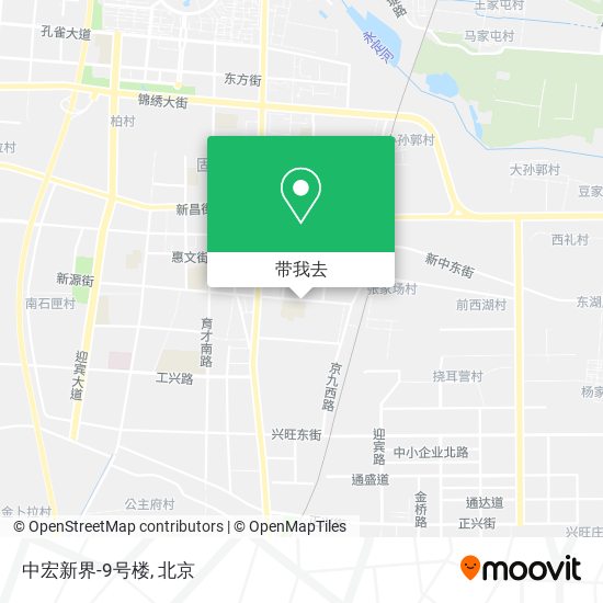 中宏新界-9号楼地图