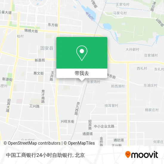 中国工商银行24小时自助银行地图
