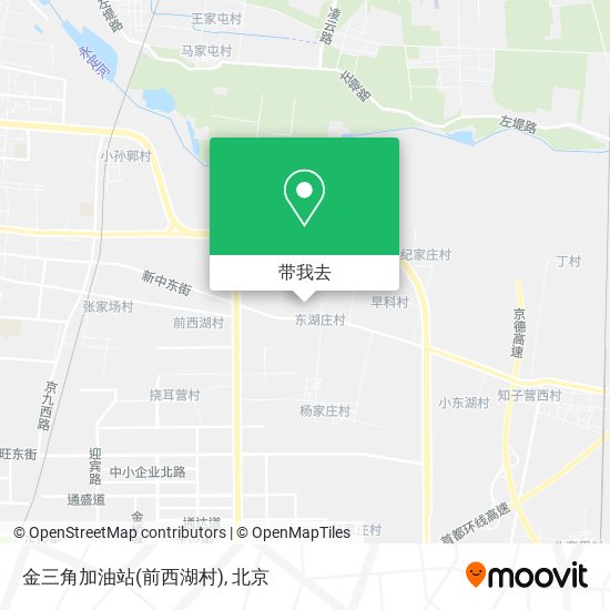 金三角加油站(前西湖村)地图
