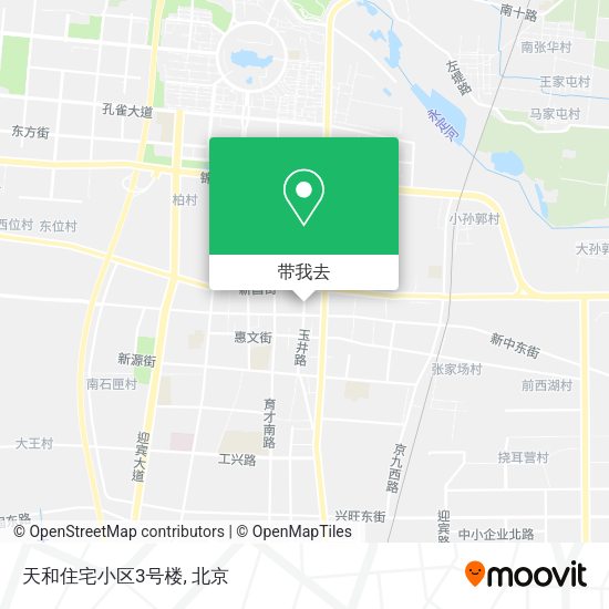 天和住宅小区3号楼地图