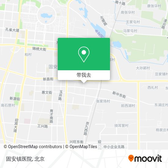 固安镇医院地图