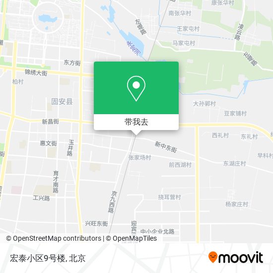 宏泰小区9号楼地图