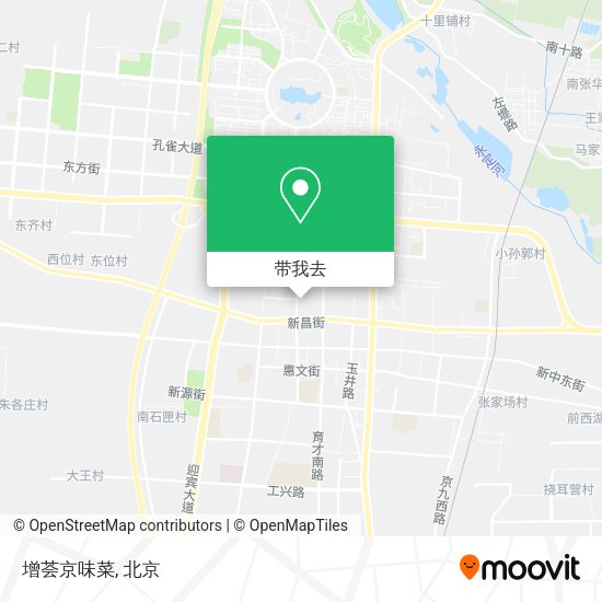 增荟京味菜地图