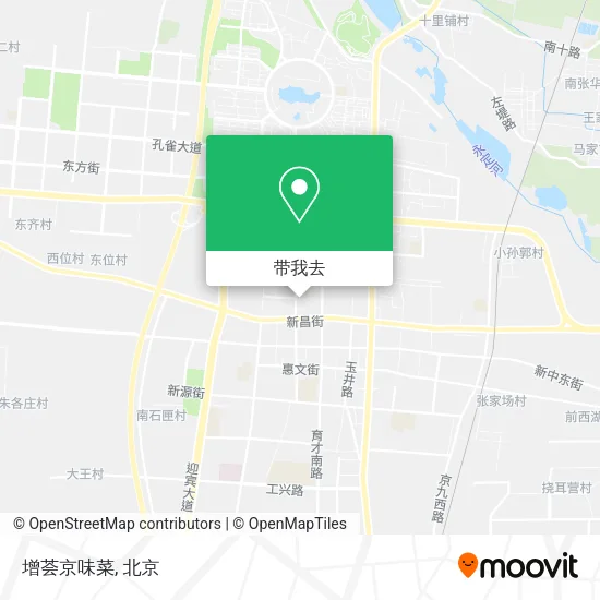 增荟京味菜地图