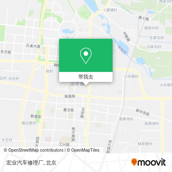 宏业汽车修理厂地图